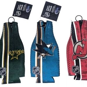 NHL Neoprene Bottle Coolers Set Of 3